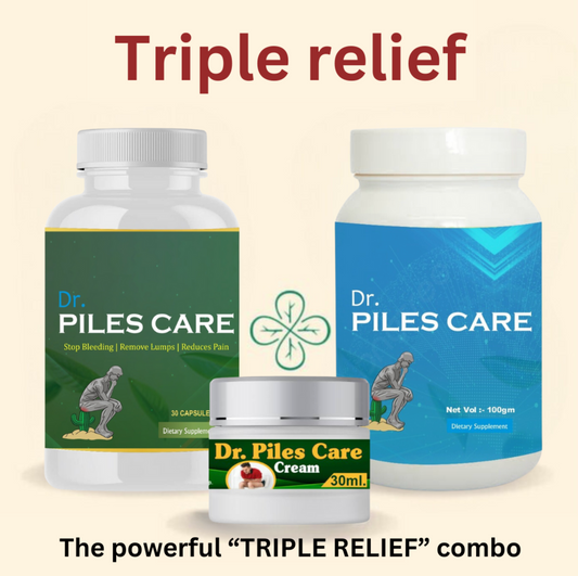 Triple Relief - Dr. Piles Care Combo